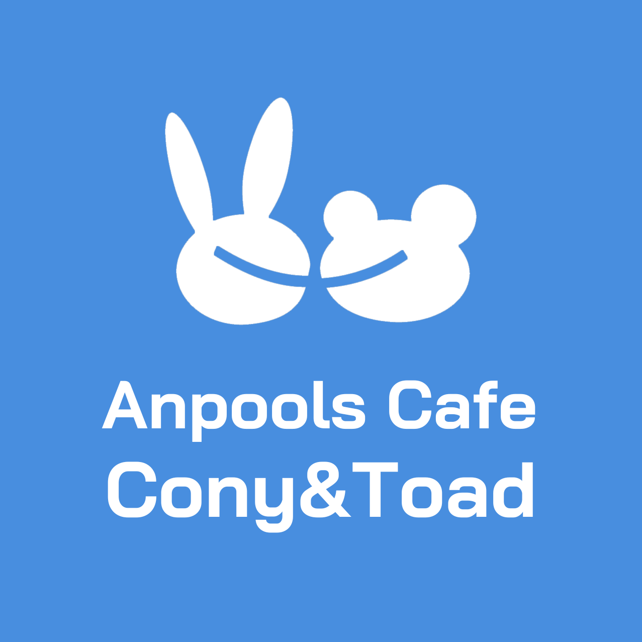 Anpools Cafe Cony&Toadロゴ